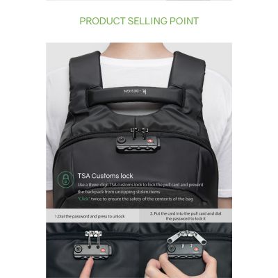 Рюкзак KORIN ClickPack 46х34х16 см, черный/серый-10