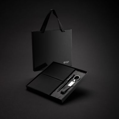 Блокнот Swiss Peak в комплекте с ручкой и брелком-6