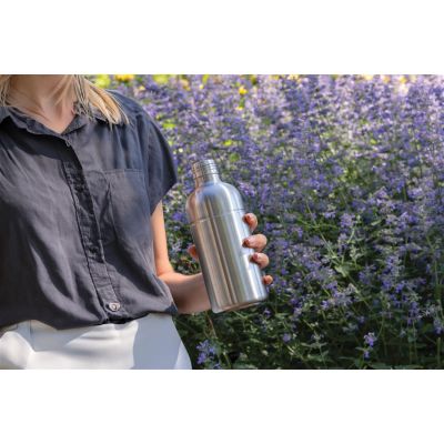 Герметичная вакуумная бутылка Soda из переработанной нержавеющей стали RCS, 800 мл-4