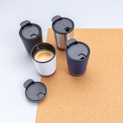 Термокружка Cork из нержавеющей стали и переработанного полипропилена GRS, 300 мл-7