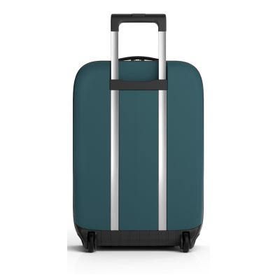 Чемодан складной Rollink Vega II 55x40x20 см, 2 колеса, сине-зеленый-7