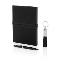 Блокнот Swiss Peak в комплекте с ручкой и брелком