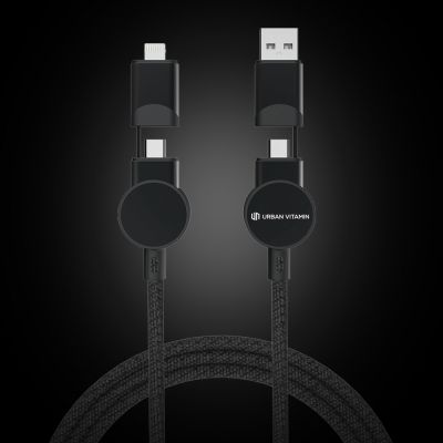 Кабель 6-в-1 Urban Vitamin Oakland из переработанного пластика RCS для быстрой зарядки 45 Вт-5
