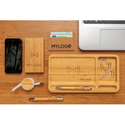 Экологичный внешний аккумулятор Bamboo, 4000 mAh-8