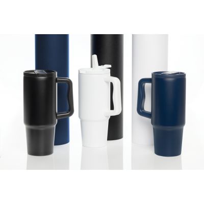 Герметичная термокружка Embrace из переработанной стали RCS, 900 мл-7