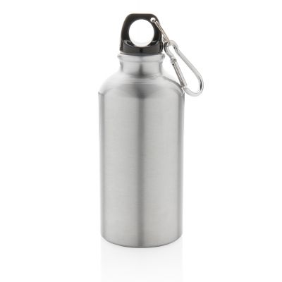 Спортивная алюминиевая бутылка с карабином-1