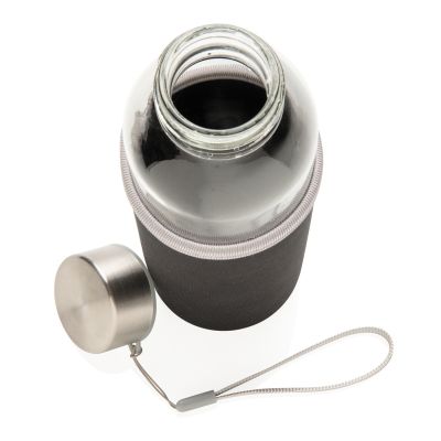 Стеклянная бутылка с чехлом из неопрена-5