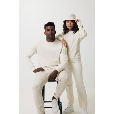 Свитшот Iqoniq Denali из переработанного неокрашенного хлопка, унисекс, 340 г/м²-4