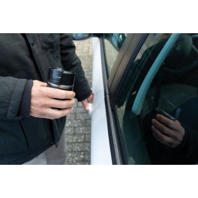 Компактная вакуумная кружка Bogota с керамическим покрытием, черный-11