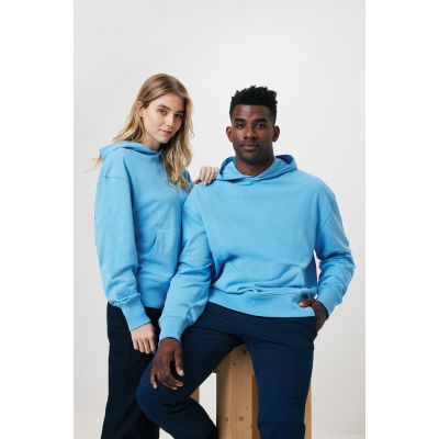 Худи Iqoniq Yoho из переработанного хлопка, свободный крой, унисекс, 340 г/м²-22