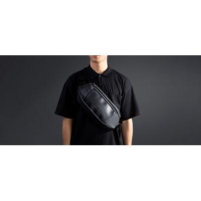 Наплечная сумка KORIN FlipSling 32х16х10 см, черная-11