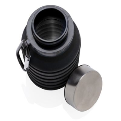 Герметичная складная силиконовая бутылка-7