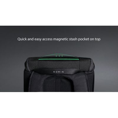 Рюкзак KORIN ClickPack X 45х32х15,5 см, с клапаном, черный-15