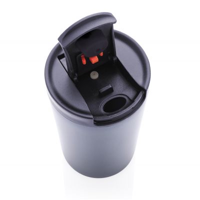 Герметичная вакуумная термокружка с двойными стенками и замком, 300 мл-4
