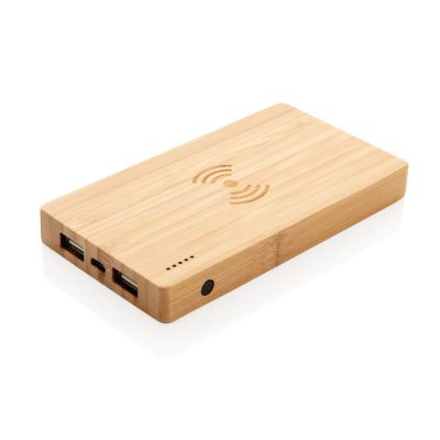 Экологичный внешний аккумулятор Bamboo, 4000 mAh-0