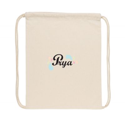 Рюкзак на шнурке Impact из переработанного хлопка AWARE™, 145 г-3