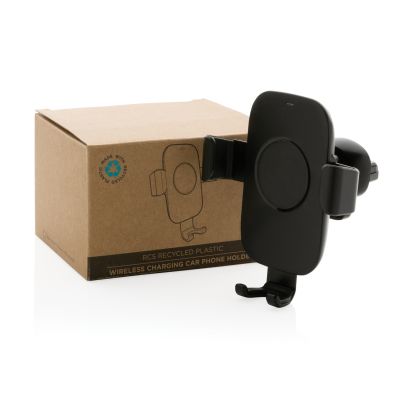 Автомобильный держатель для телефона из переработанного пластика RCS с беспроводной зарядкой, 10 Вт-8