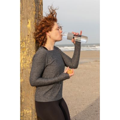 Бутылка Impact из боросиликатного стекла с бамбуковой крышкой, 750 мл-11