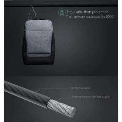 Рюкзак KORIN FlexPack Pro 47х34х18 см, черный-24