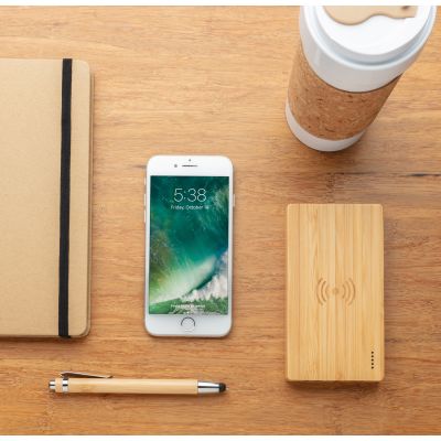 Экологичный внешний аккумулятор Bamboo, 4000 mAh-7