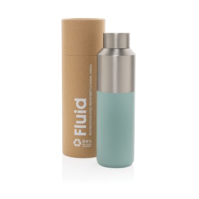 Термобутылка Fluid из переработанной нержавеющей стали RCS, 600 мл-3