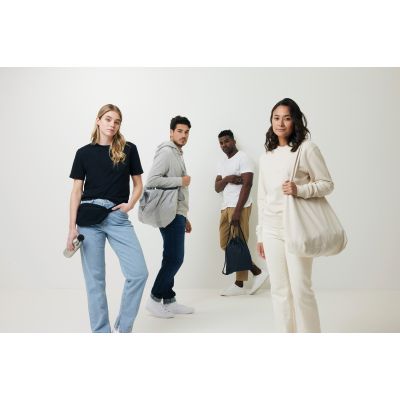 Свитшот Iqoniq Denali из переработанного неокрашенного хлопка, унисекс, 340 г/м²-8