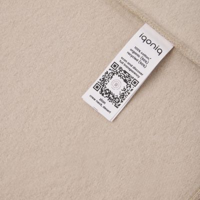 Свитшот Iqoniq Zion из переработанного хлопка, унисекс, 340 г/м²-4