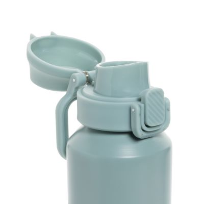 Спортивная бутылка Via из переработанной стали RCS с карабином, 600 мл-7