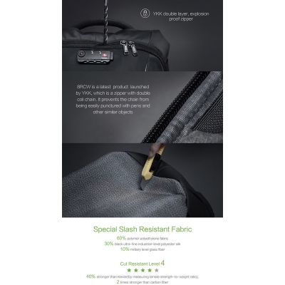 Рюкзак KORIN ClickPack Pro 46х34х16 см, комбинированный черный/серый-17