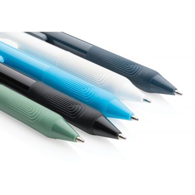 Ручка X9 с глянцевым корпусом и силиконовым грипом-5