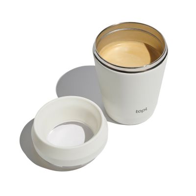 Термостакан Topl из переработанной стали с крышкой 360°, 235 мл-1