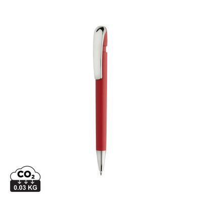 Ручка Glide из переработанного пластика GRS с металлическим клипом-4