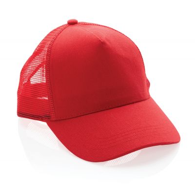 Бейсболка Impact c сеткой из переработанного хлопка AWARE™, 5 клиньев, 190 г-6