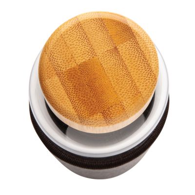 Стеклянная бутылка с чехлом-3