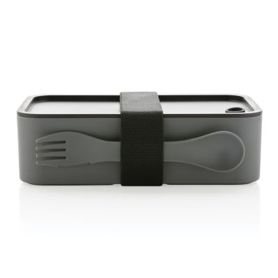 Ланч-бокс из переработанного полипропилена со столовым прибором (стандарт GRS)-3