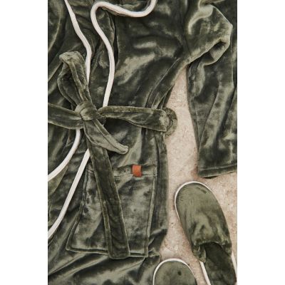 Банный халат VINGA Louis из rPET GRS, S-M, унисекс, 350 г/м²-3