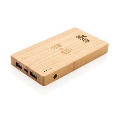 Экологичный внешний аккумулятор Bamboo, 4000 mAh-6