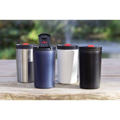 Герметичная вакуумная термокружка с двойными стенками и замком, 300 мл-7