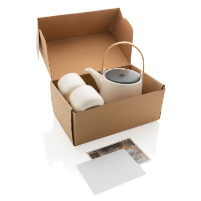 Набор керамический чайник Ukiyo с чашками-11