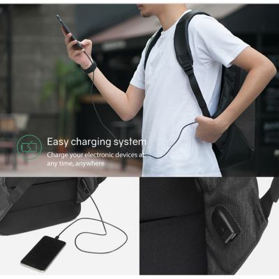 Рюкзак KORIN ClickPack 46х34х16 см, черный/серый-19