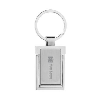 Брелок с мини-подставкой для телефона из переработанного цинка RCS-5