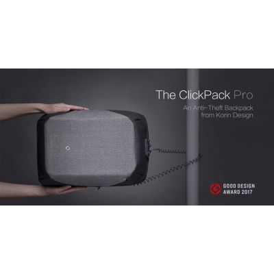 Рюкзак KORIN ClickPack Pro 46х34х16 см, комбинированный черный/серый-11