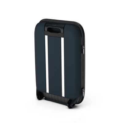 Чемодан складной Rollink Vega II 55x40x20 см, 2 колеса, серо-синий-5