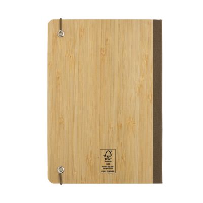 Блокнот Scribe с обложкой из бамбука, А5, 80 г/м²-8