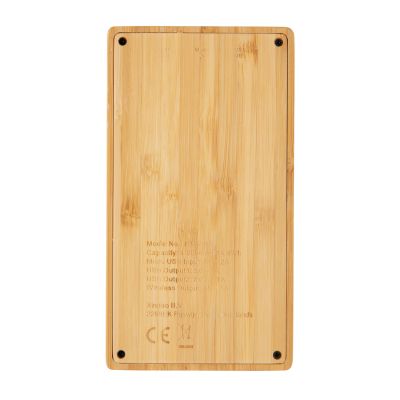 Экологичный внешний аккумулятор Bamboo, 4000 mAh-2