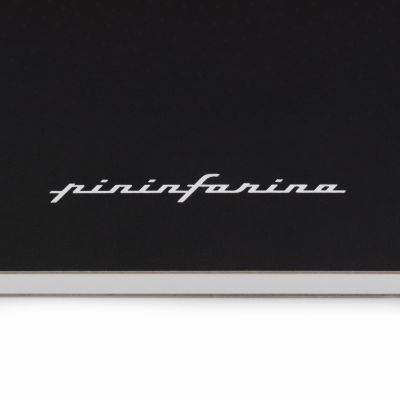 Блокнот линованный Pininfarina из каменной бумаги в твердой обложке, А5, черный-6
