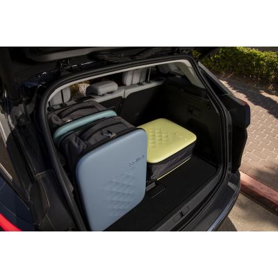 Чемодан складной Rollink Vega II 55x40x20 см, 2 колеса, бирюзовый-15