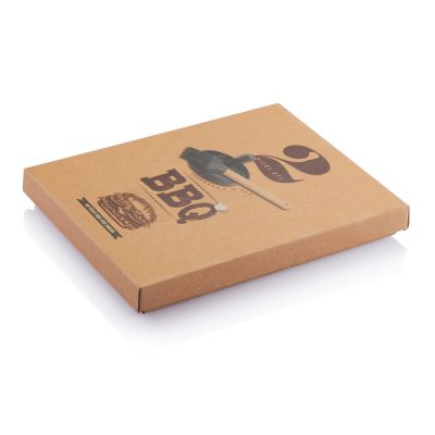 Набор BBQ для барбекю с прессом для гамбургеров и кисточкой-4