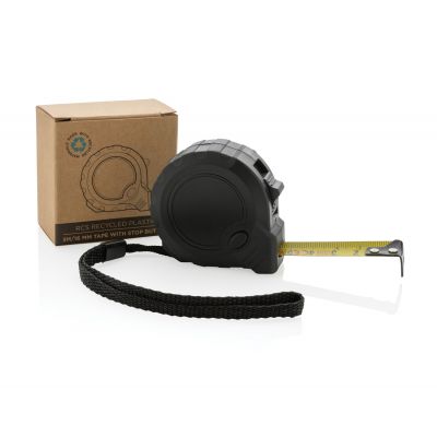 Рулетка из переработанного пластика RCS с кнопкой блокировки, 3м/16 мм-8