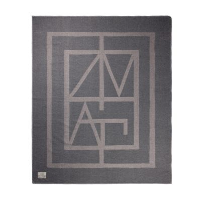 Плед VINGA Monogram из переработанного полиэстера GRS, 170x130 см-1